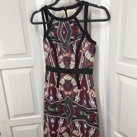 Sabine Colorful Geometric Pattern Maxi Dress - Picture 8 of 16